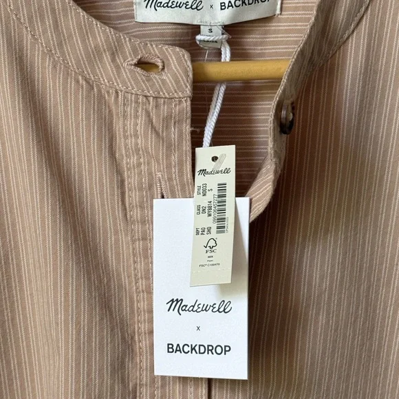 Madewell x Backdrop oversized cotton shirt - Picture 2 of 5